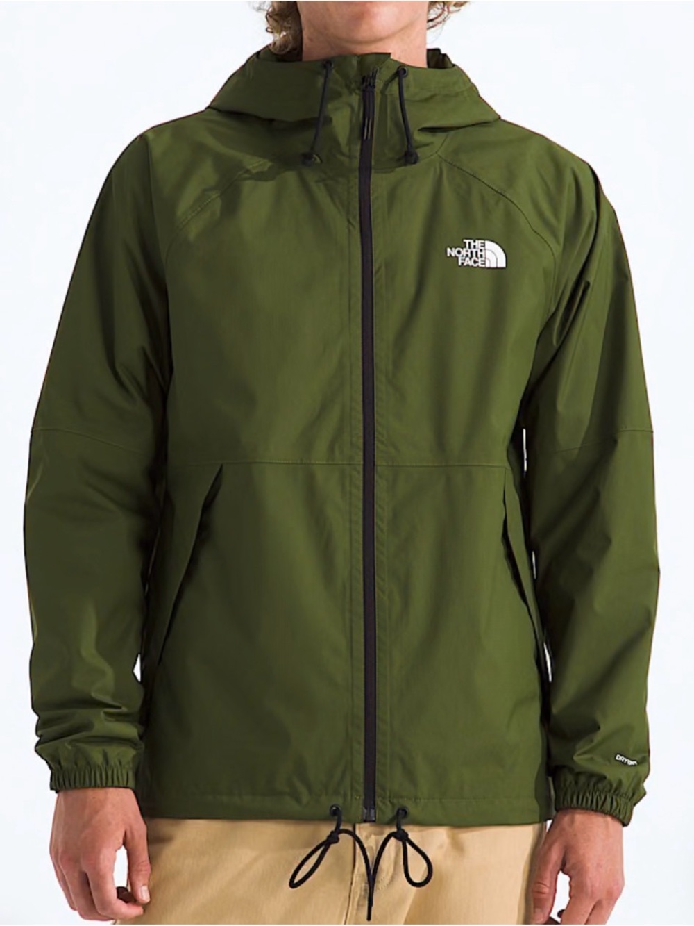 The North Face Antora Rain Jacket Woodland Green Men's Hooded Coat NWT Sz XXL